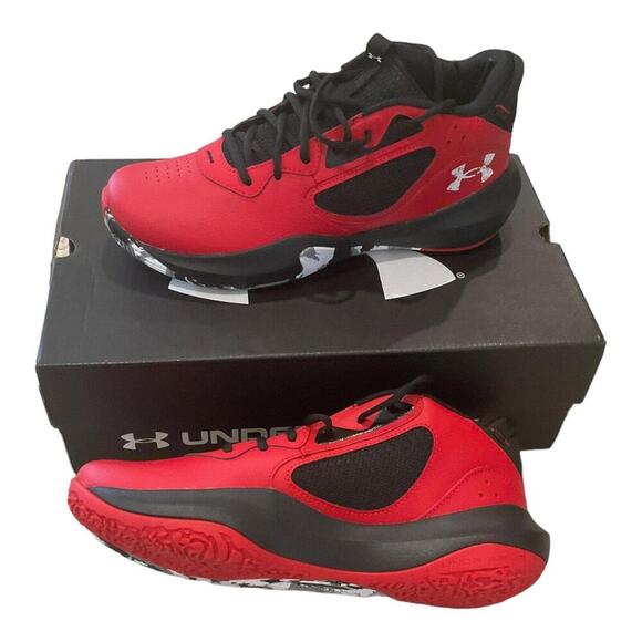 Under Armour Other - Under Armour Adult UA Lockdown 6 Shoes Sz 11.5- Red/Black - 3025616-600